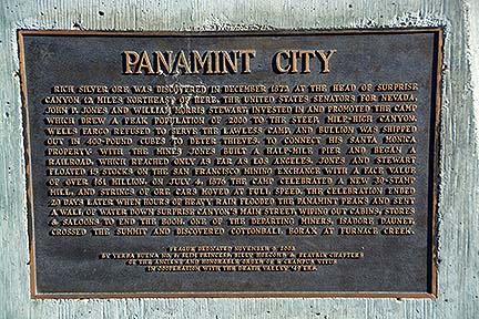 Panamint City Monument, November 16, 2014